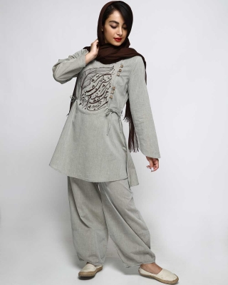 تونیک شلوار پر