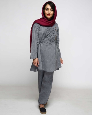 تونیک شلوار پر