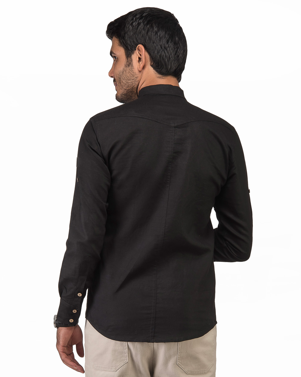 پیراهن یقه دگمه دار