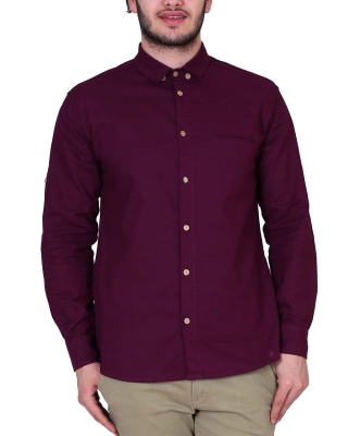 پیراهن یقه دگمه دار