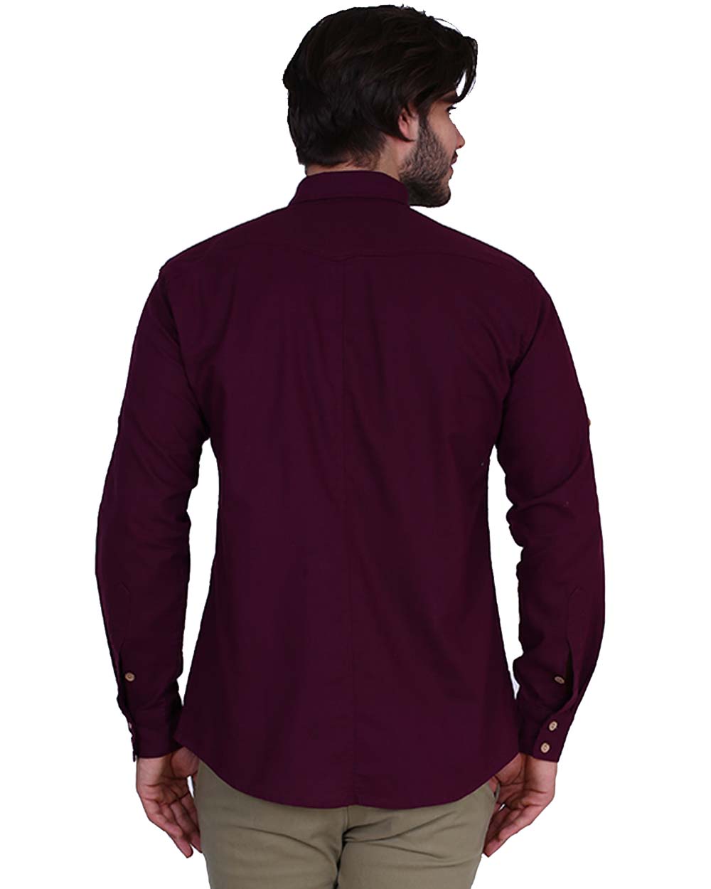 پیراهن یقه دگمه دار