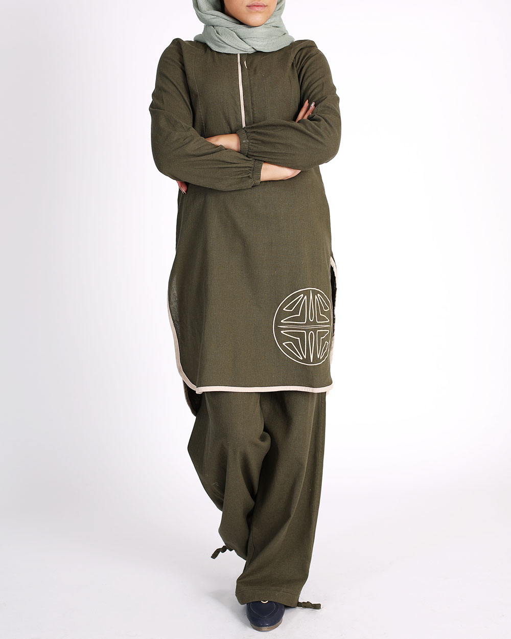 تونیک شلوار کالی