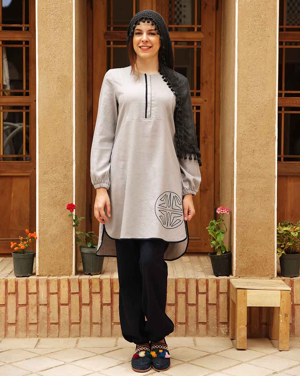 تونیک شلوار کالی