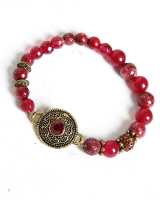 دستبند سنگ نگین دار