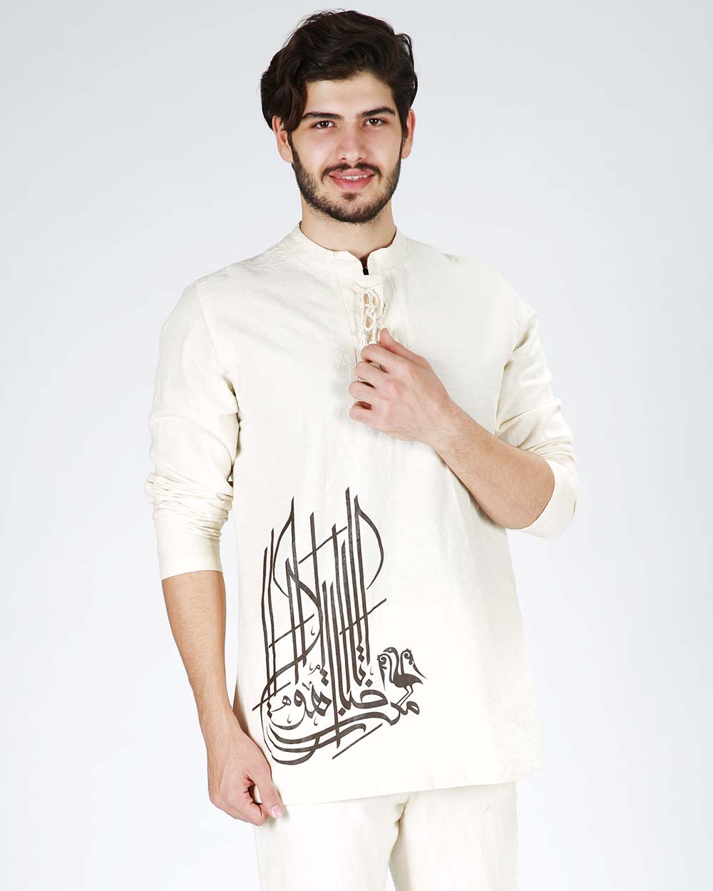 پیراهن یقه بندی(چاپدار)