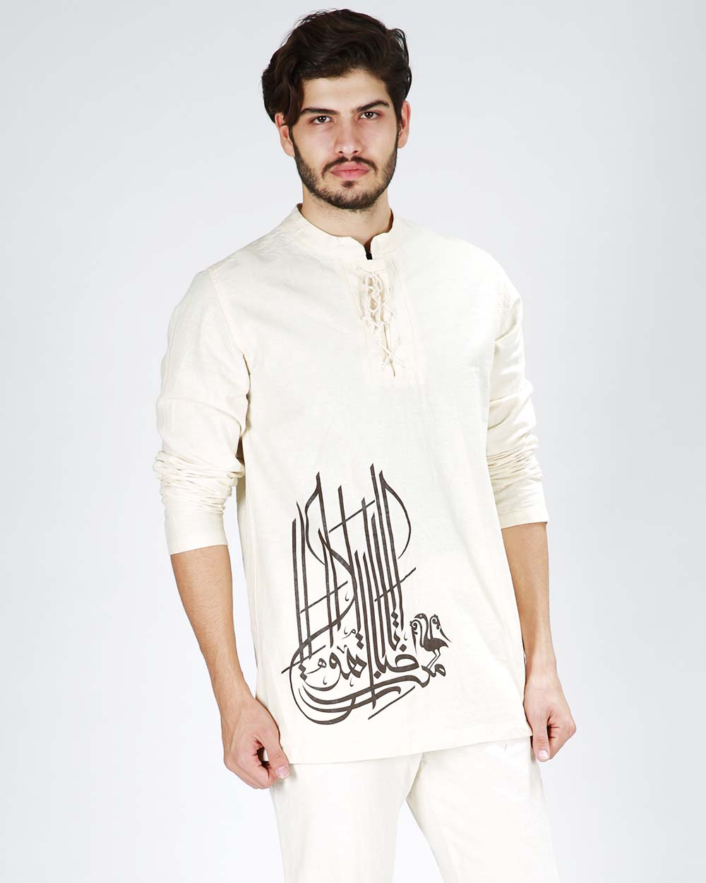 پیراهن یقه بندی(چاپدار)