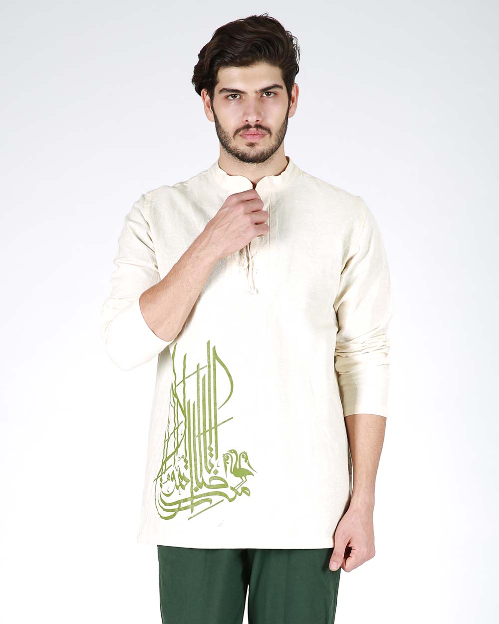 پیراهن یقه بندی(چاپدار)