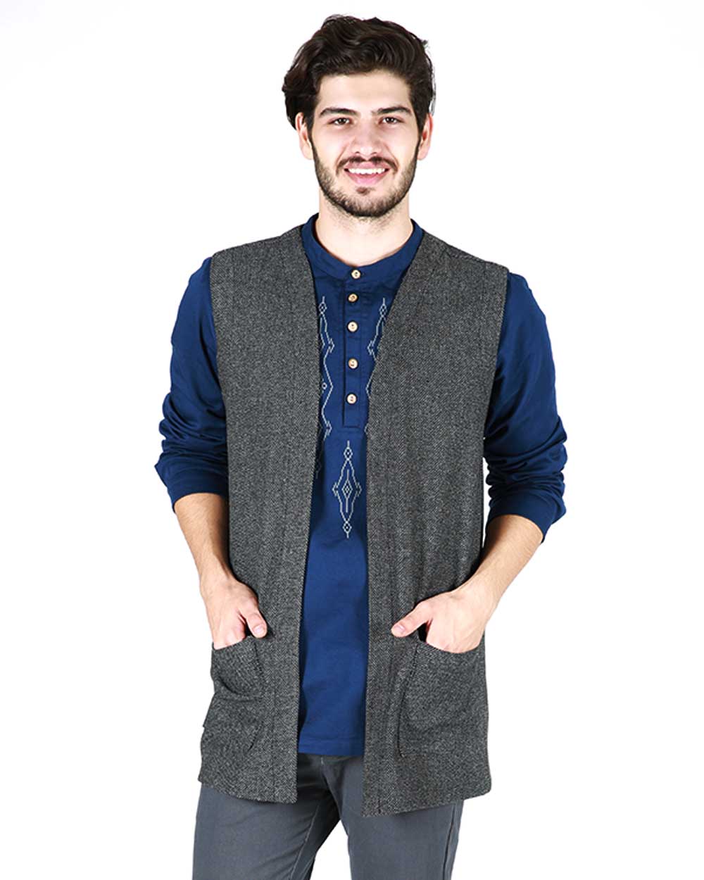 جلیقه مردانه زیتون