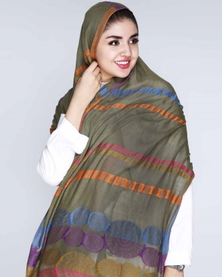شال طرحدار ویسکوز