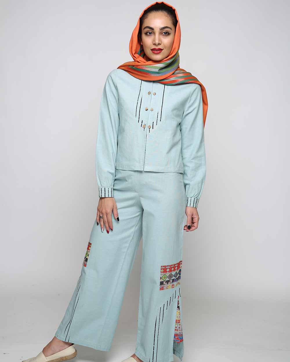 بلوز شلوار ثمین