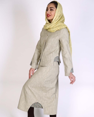 بلوز دامن گل پوش