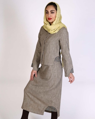 بلوز دامن گل پوش