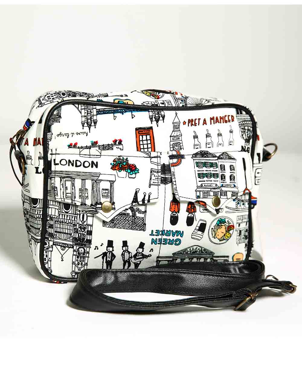 کیف دوشی دو جیب