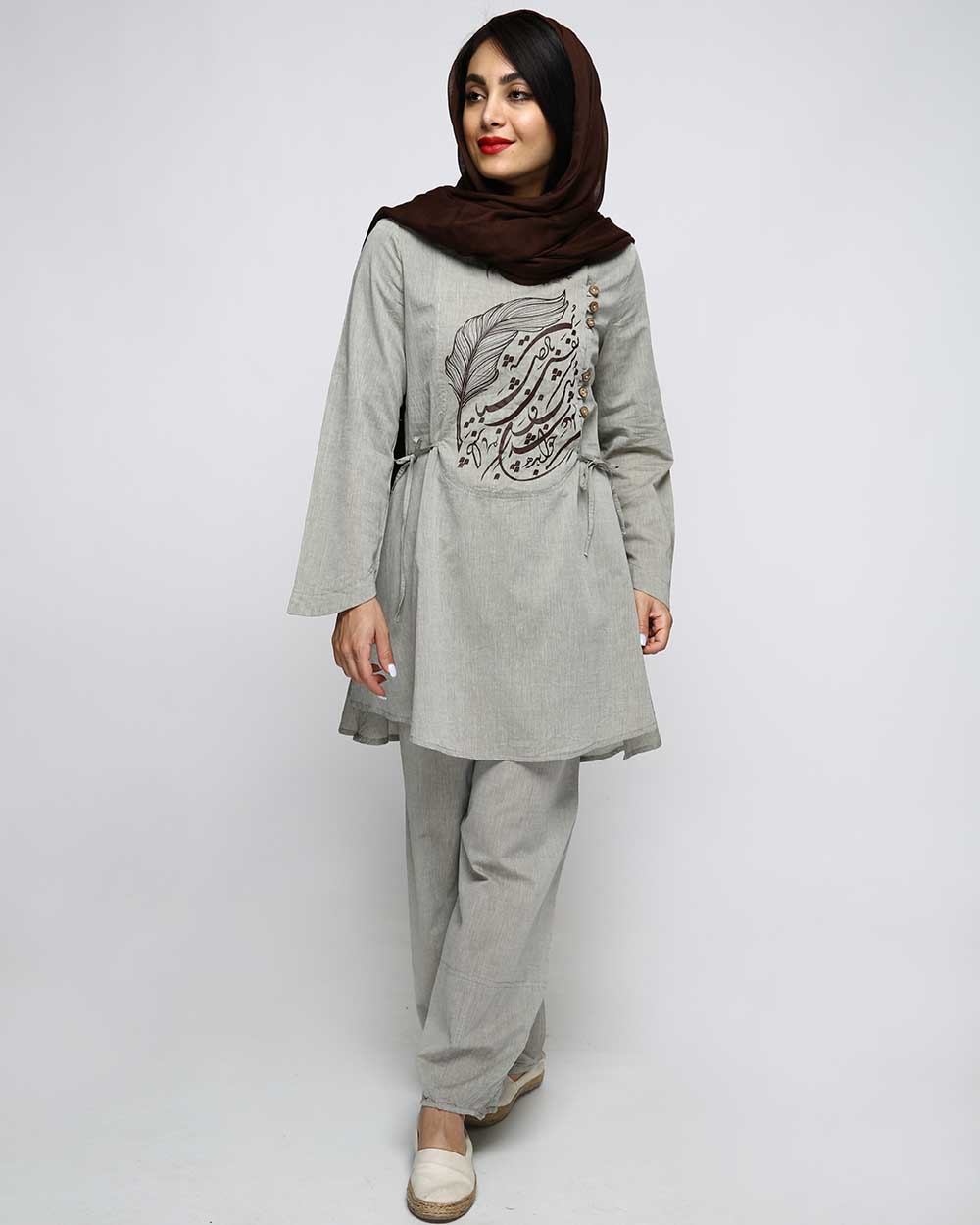 تونیک شلوار پر