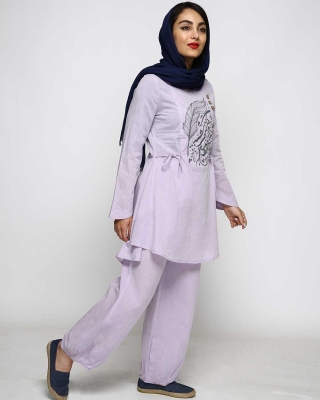 تونیک شلوار پر