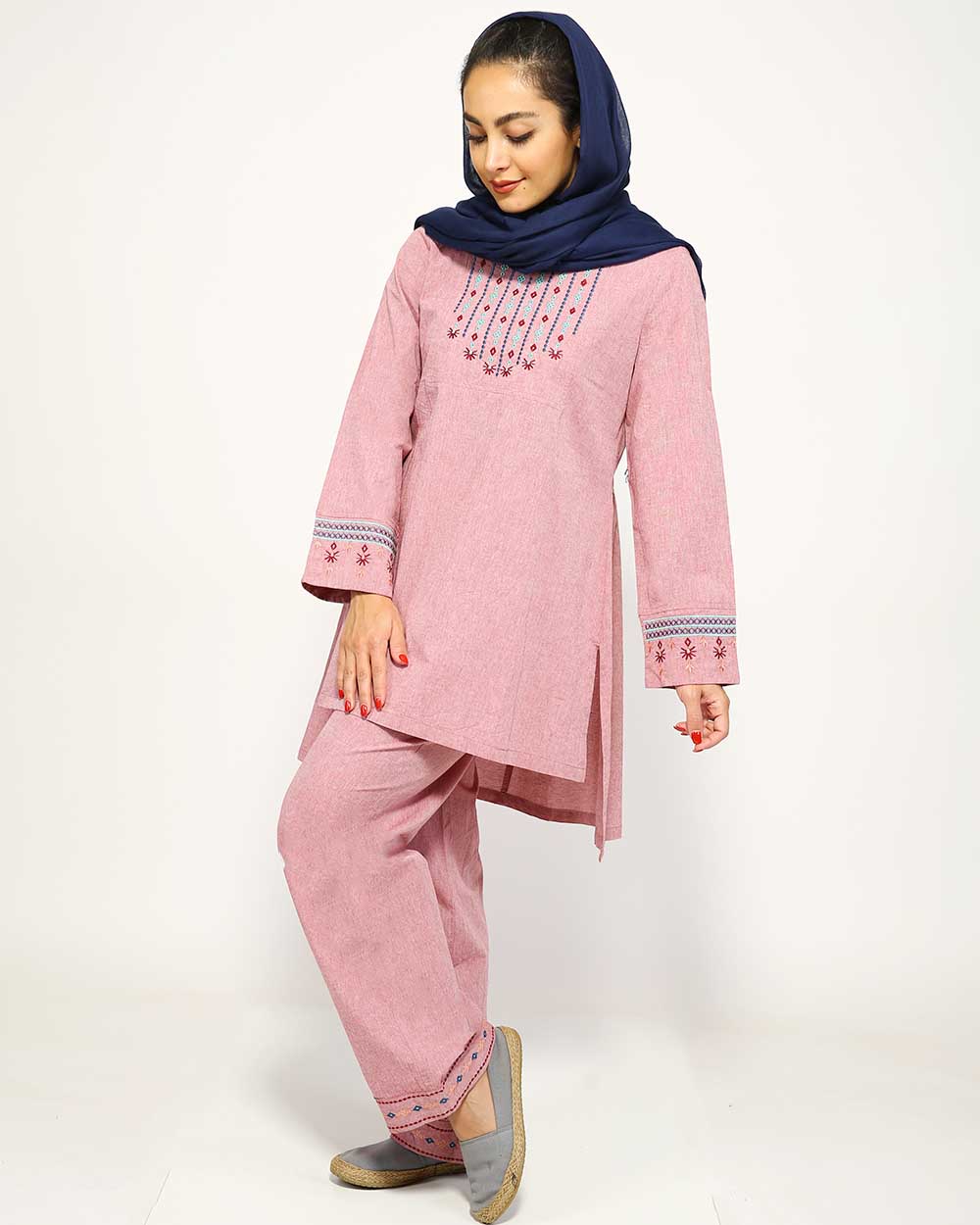 تونیک شلوار ماهگون