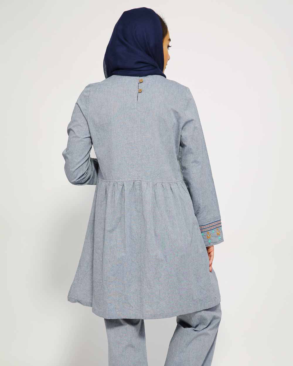 تونیک شلوار ماهگون