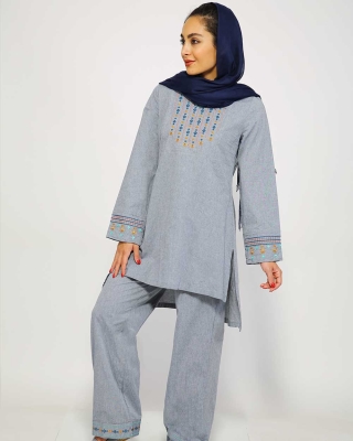 تونیک شلوار ماهگون