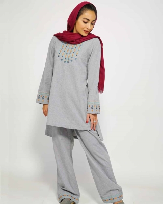 تونیک شلوار ماهگون