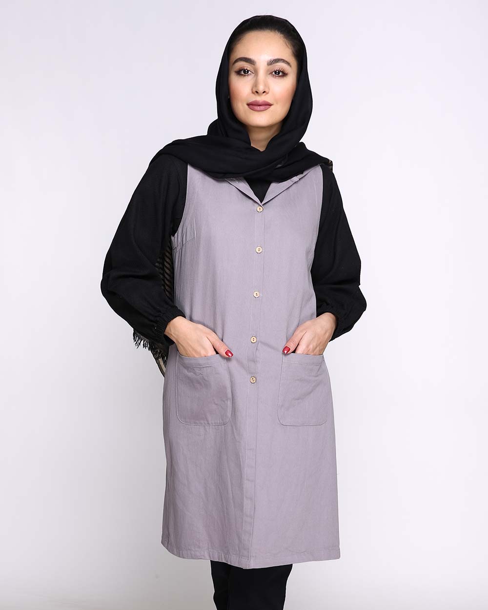 جلیقه کلاهدار ساناز