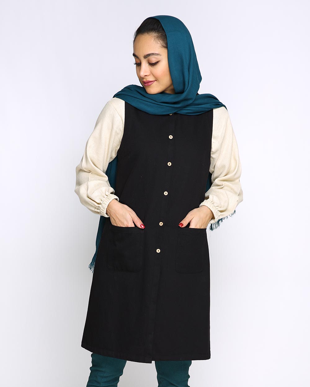 جلیقه کلاهدار ساناز