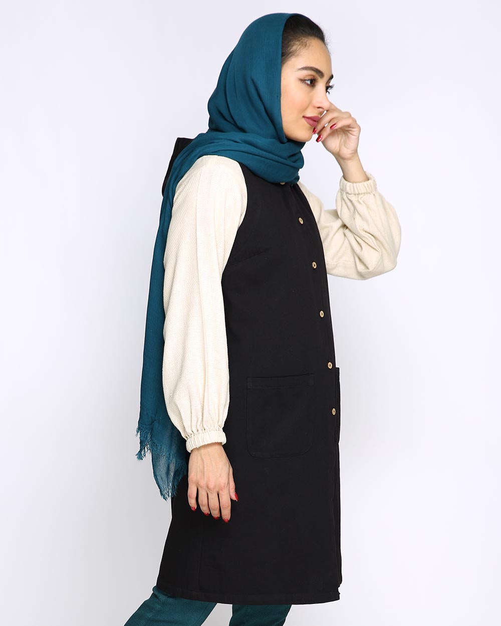 جلیقه کلاهدار ساناز