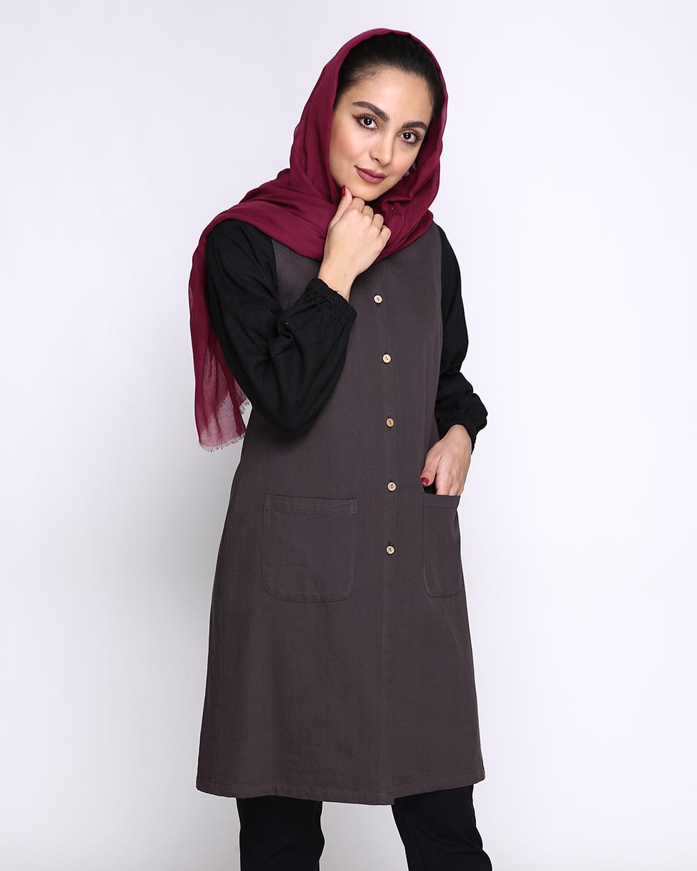 جلیقه کلاهدار ساناز