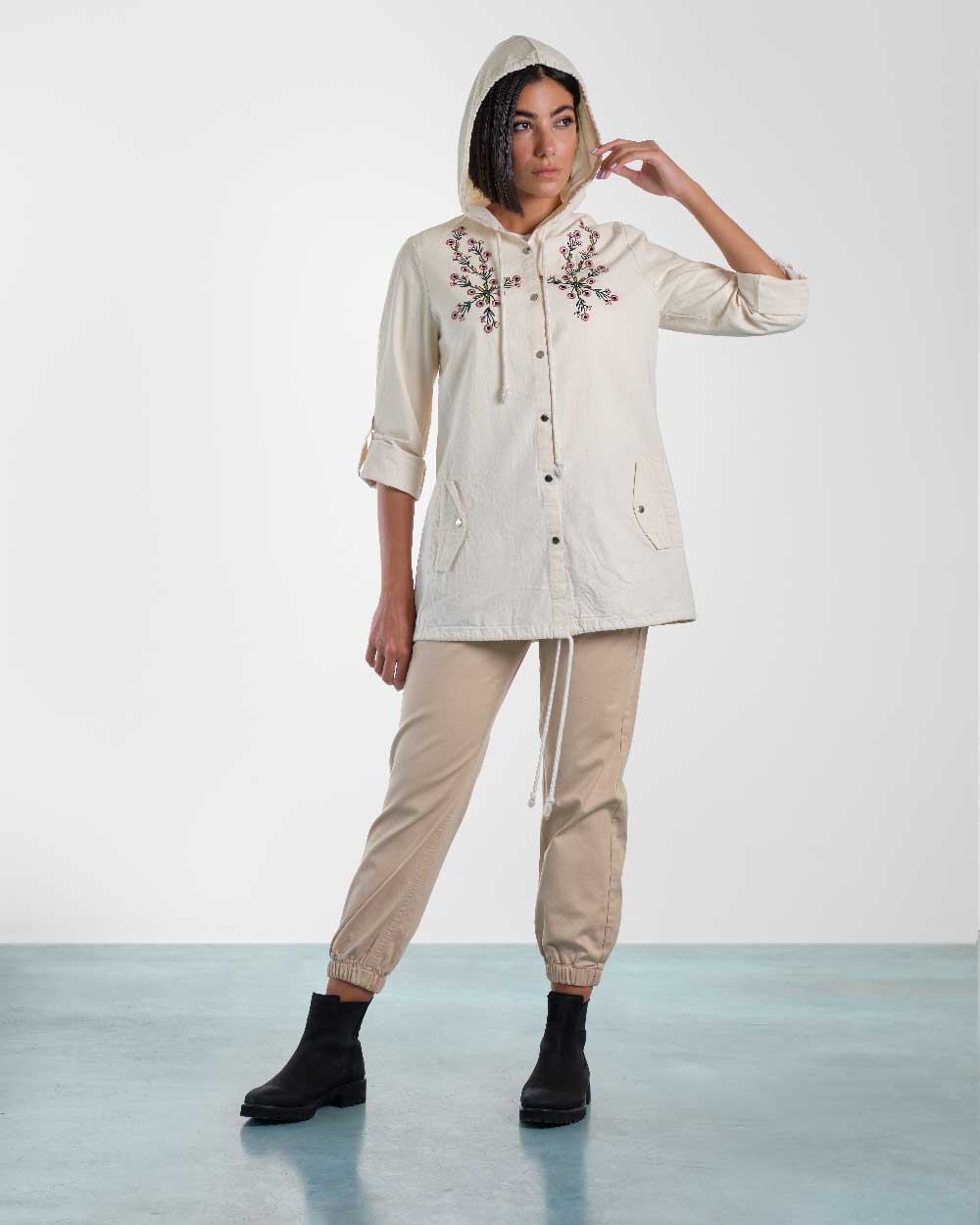 تونیک کلاهدار زلفا