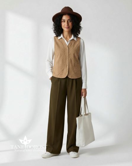 جلیقه چشمان خاکستری