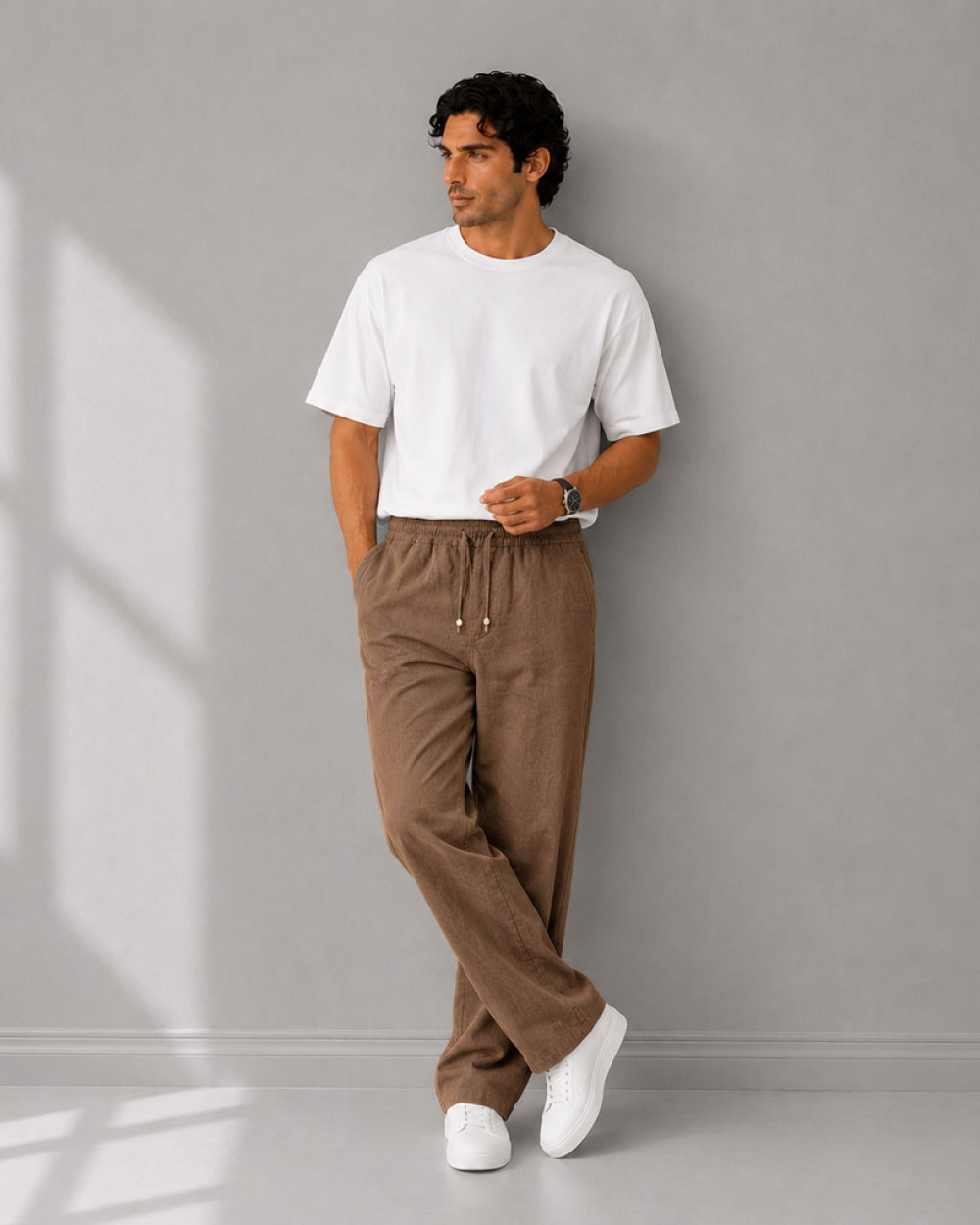شلوار تافته رنگی