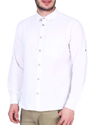 پیراهن یقه دگمه دار