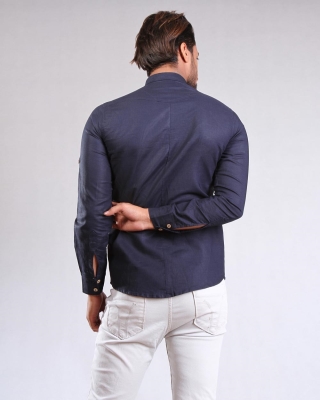 پیراهن یقه دگمه دار