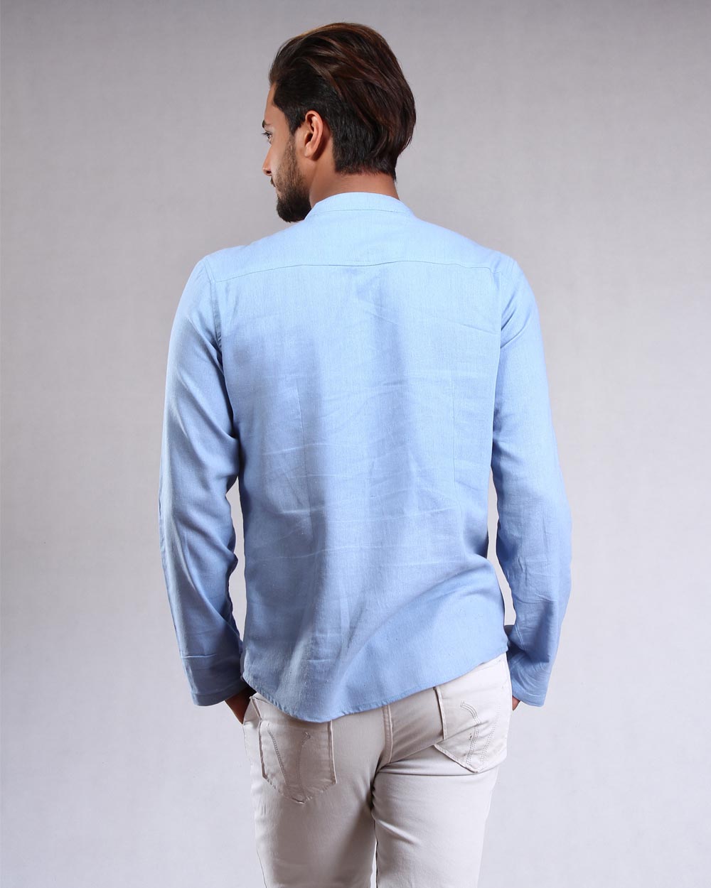 پیراهن فرنگی لینن