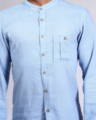پیراهن فرنگی لینن
