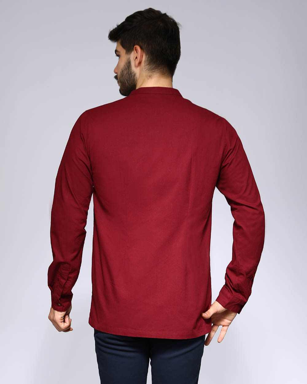 پیراهن فرنگی لینن