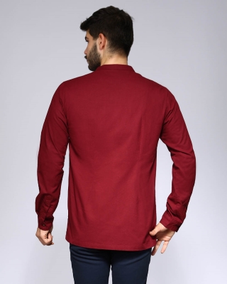 پیراهن فرنگی لینن