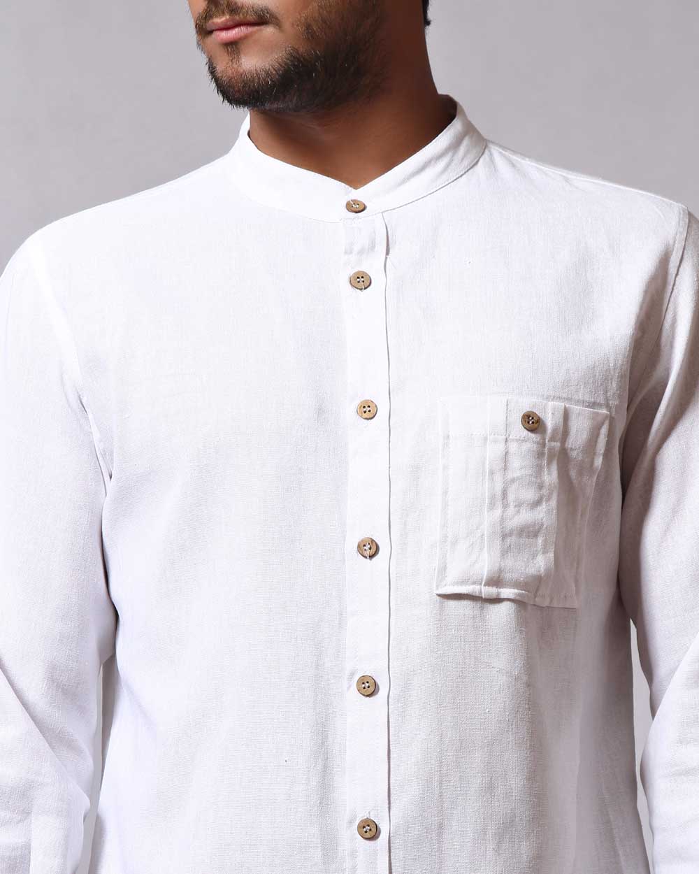 پیراهن فرنگی لینن