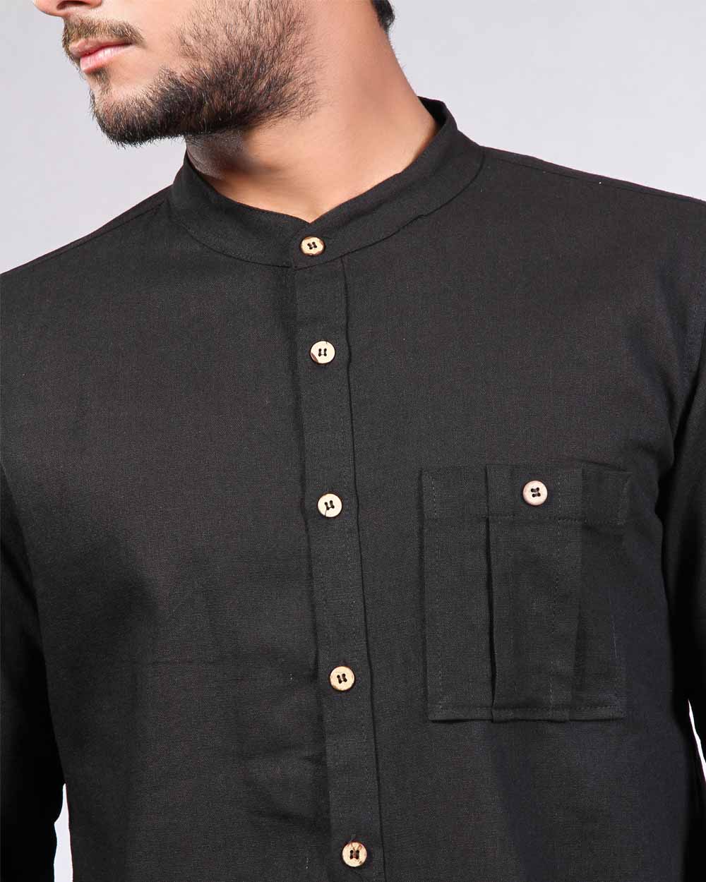 پیراهن فرنگی لینن